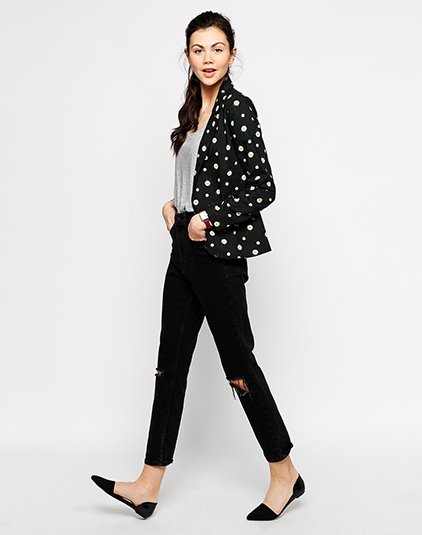 Slim Jacket In Crepe - Image 4