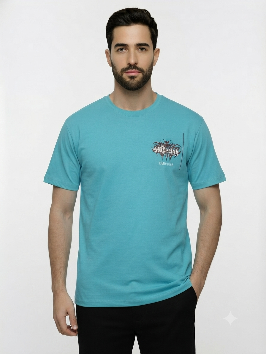 FABRIZER Men's Cotton Lycra T-Shirt - Image 3