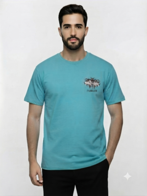 FABRIZER Men's Cotton Lycra T-Shirt