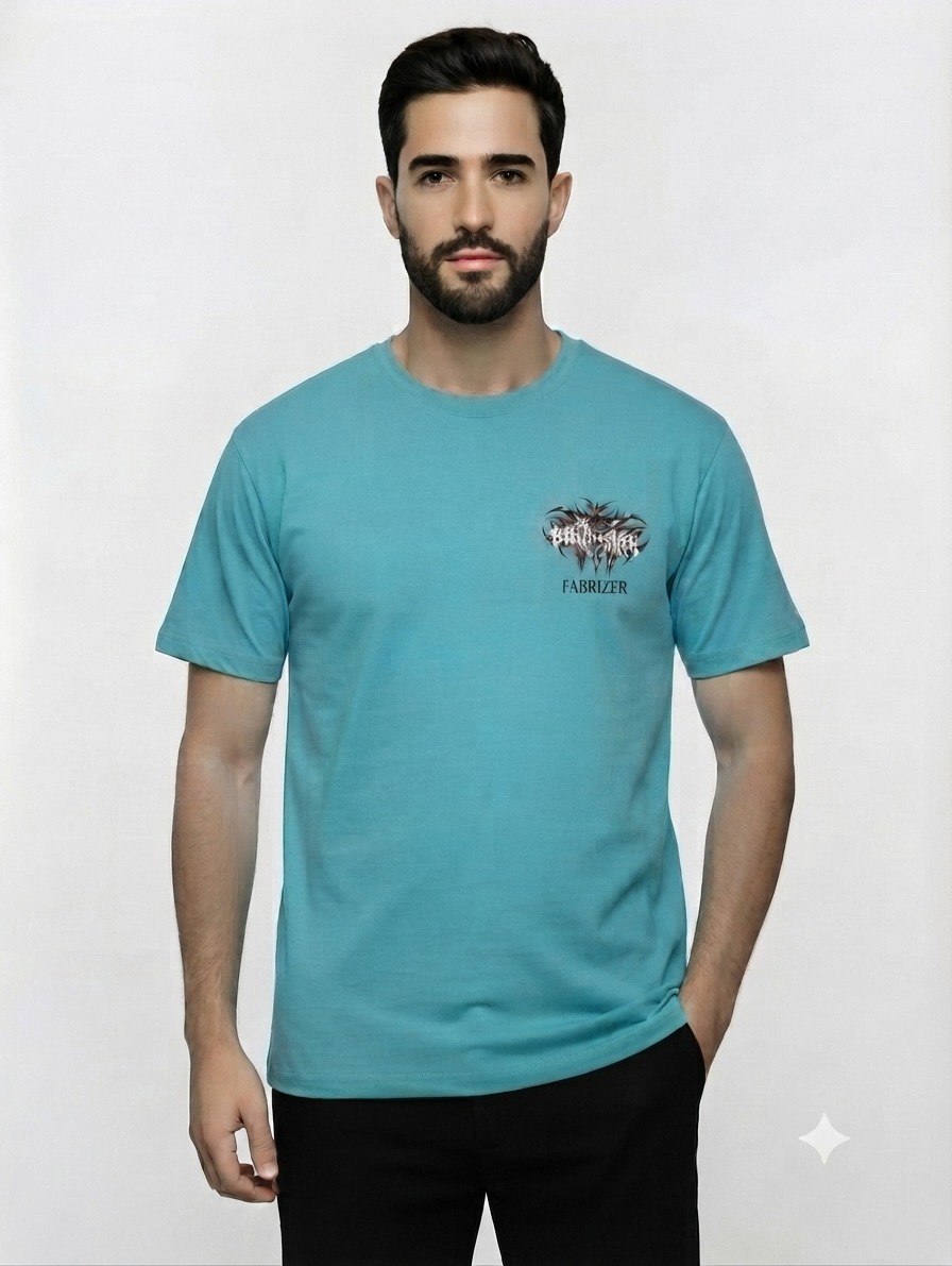 FABRIZER Men's Cotton Lycra T-Shirt