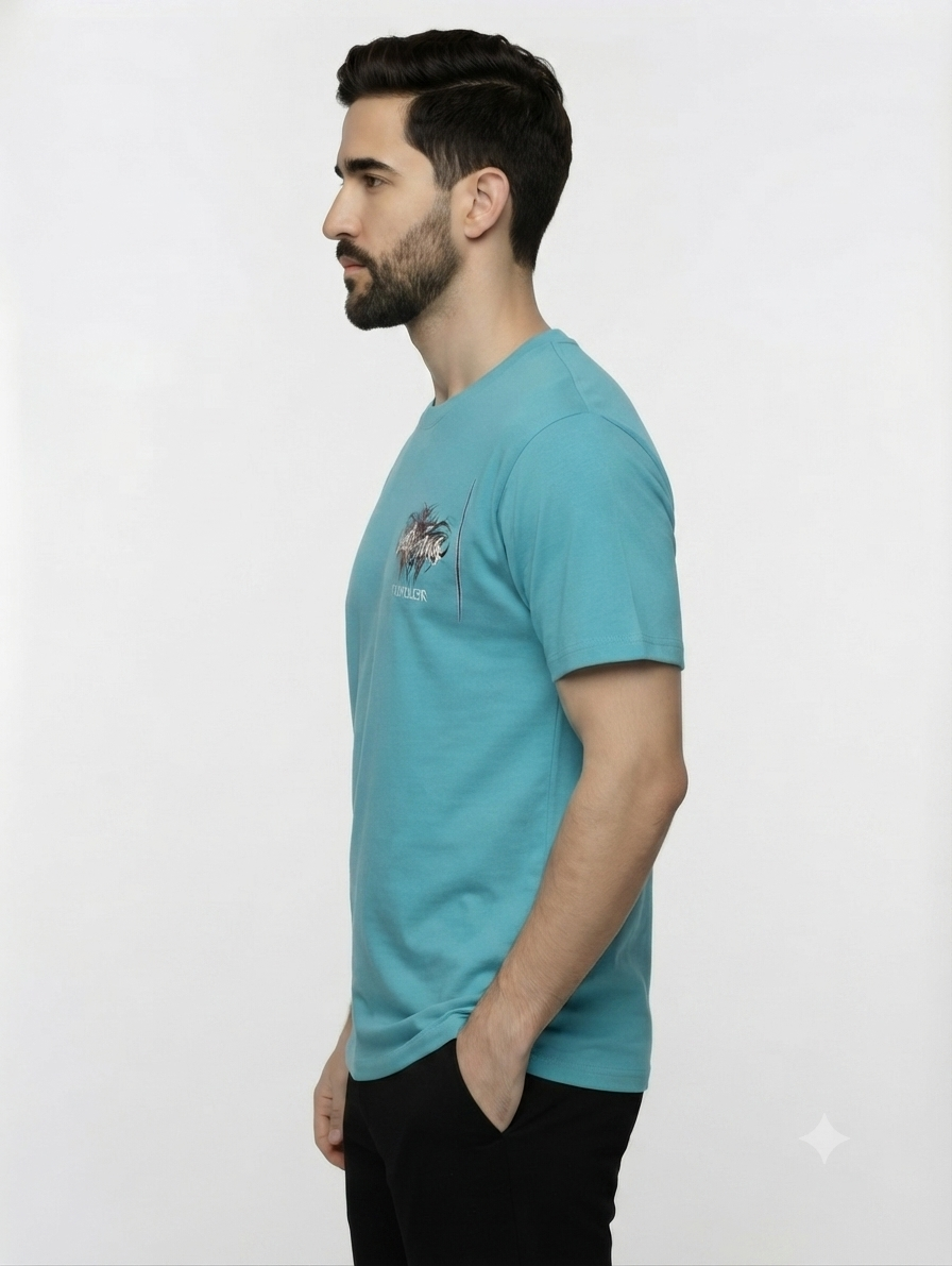 FABRIZER Men's Cotton Lycra T-Shirt - Image 4
