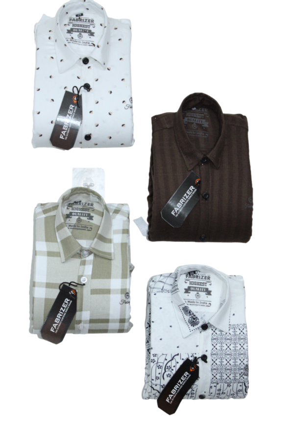 Combo of 4 Shirts Fabrizer