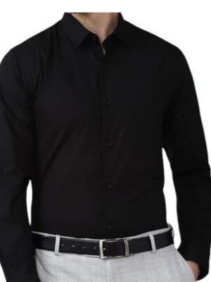 FABRIZER Mens Premium Plain  Shirt
