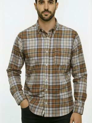 FABRIZER Mens Premium Check Shirt