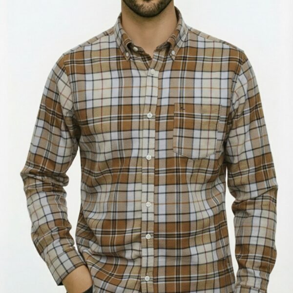 FABRIZER Mens Premium Check Shirt