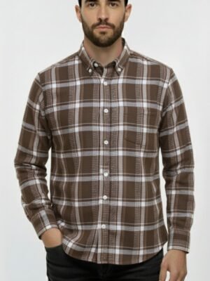 FABRIZER Mens Premium Check Shirt