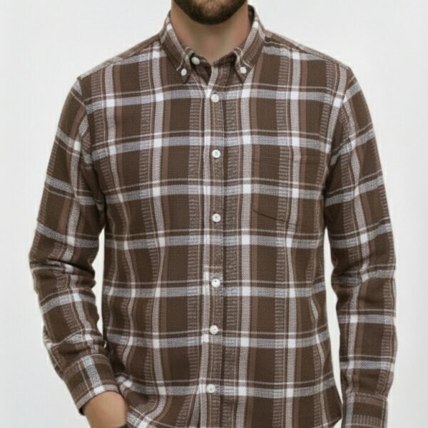 FABRIZER Mens Premium Check Shirt