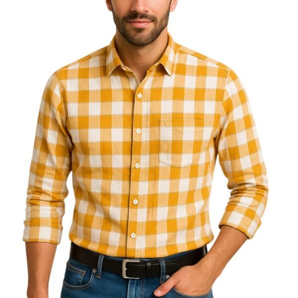 FABRIZER  Mens Premium Check Shirt