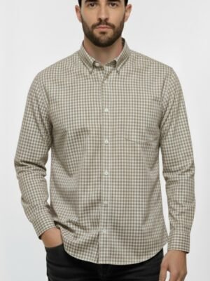 FABRIZER Mens Premium Check Shirt