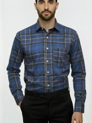 FABRIZER Mens Premium Check Shirt