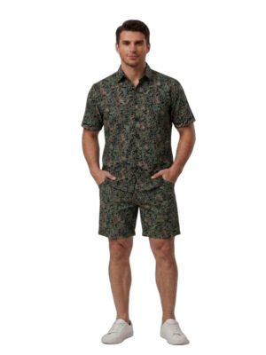 FABRIZER Men’s  Printed-Cord Set