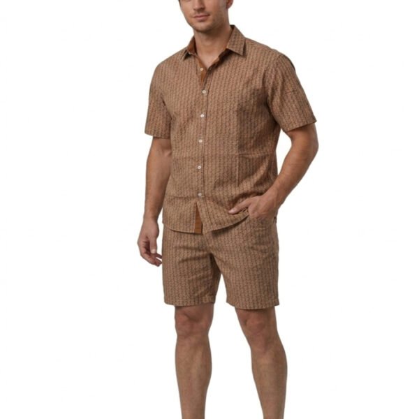FABRIZER Men’s  Printed-Cord Set