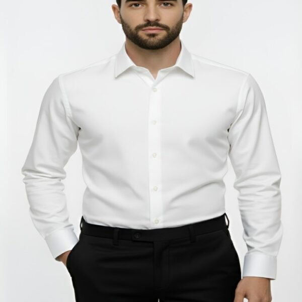 FABRIZER Mens Premium Plain  Shirt