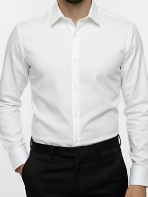 FABRIZER Mens Premium Plain  Shirt