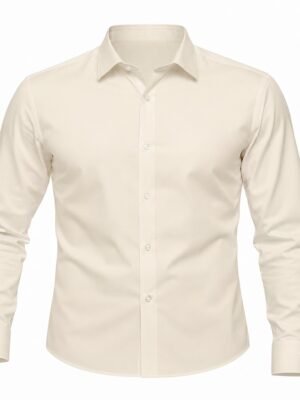 Fabrizer Men's Cream Shirt