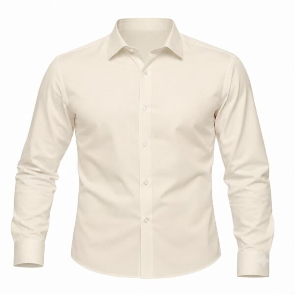 Fabrizer Men's Cream Shirt