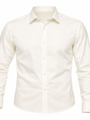 FABRIZER Mens Premium Plain Shirt