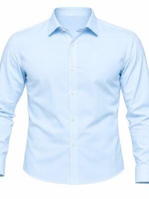FABRIZER Mens Premium Plain Shirt